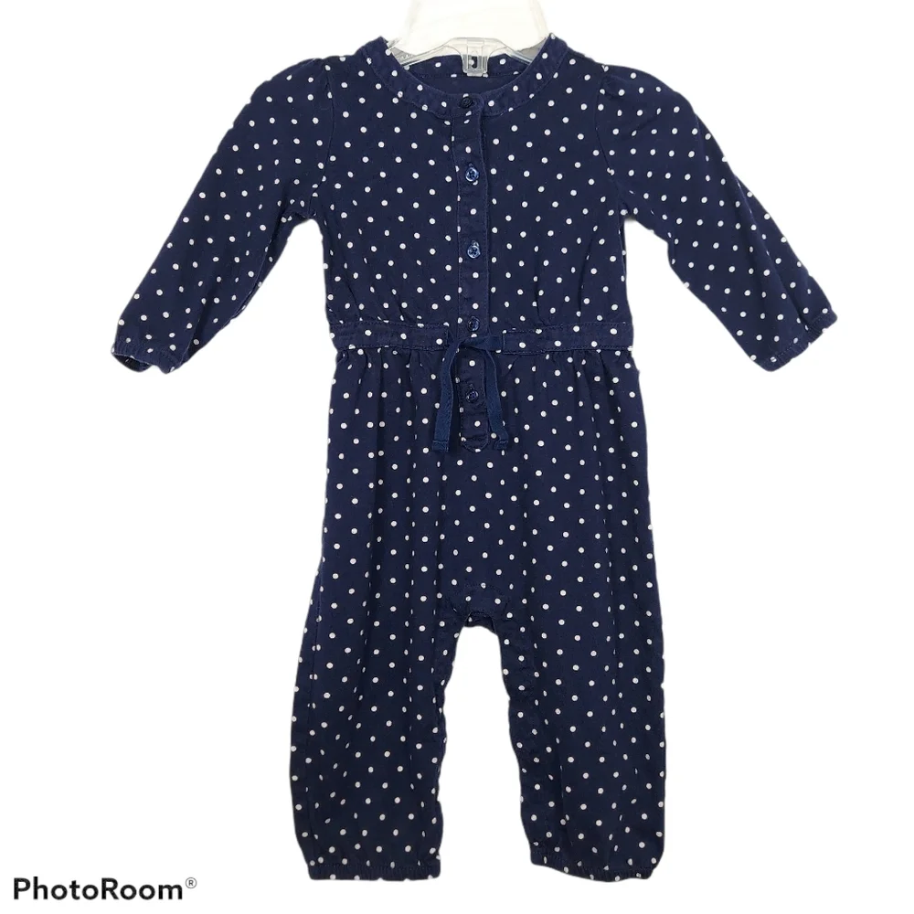 BabyGap Polka Dotted One-Piece Jumpsuit